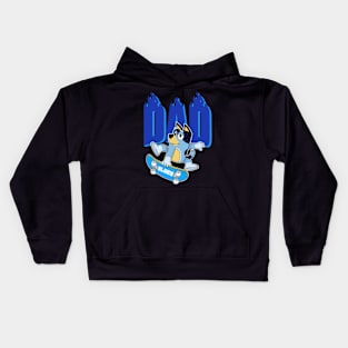 dad bluey Kids Hoodie